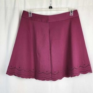 Women's LOFT Pink A-line Skirt Size 12